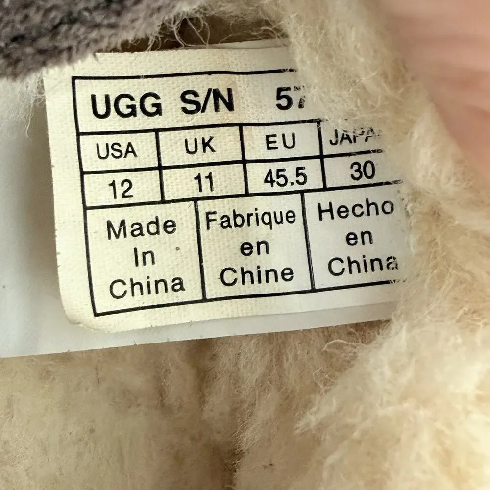 UGG Australia Ascot Wool Loafer Shoes Slip On Shoes Mens 12